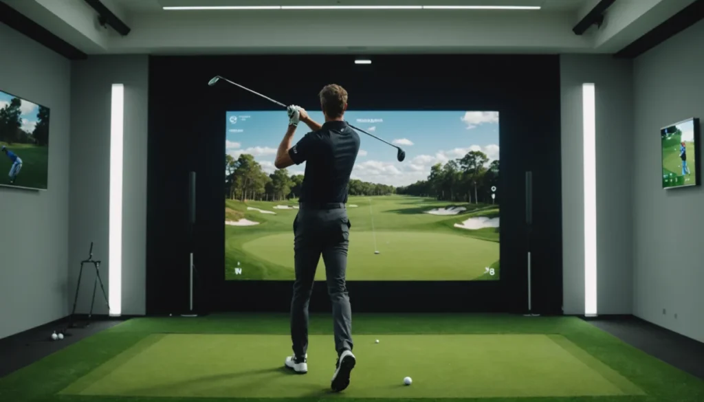 Comment utiliser simulateur golf